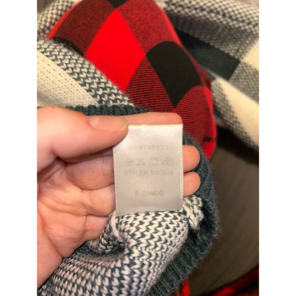 Listicle Women’s Checkered Sweater | Size S | Excellent Conditon - Picture 5 of 7